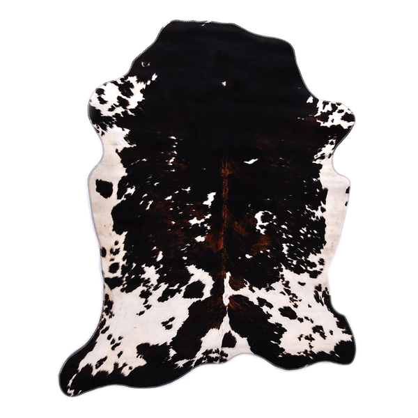 Kunstfell Emilia 615 - Polyester - Schwarz / Weiß - 130 x 170 cm