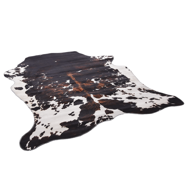 Kunstfell Emilia 615 - Polyester - Schwarz / Weiß - 130 x 170 cm