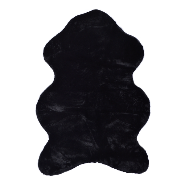 Kunstfell Giorgia - Polyester - Schwarz - 60 x 80 cm