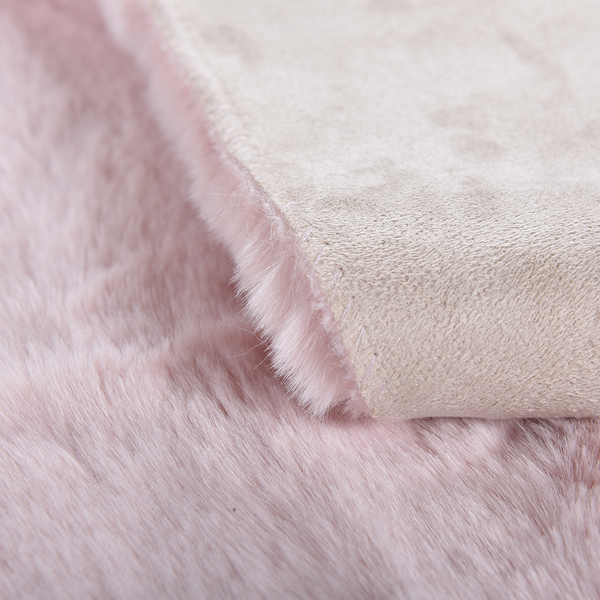 Kunstfell Giorgia - Polyester - Rosa - 60 x 80 cm