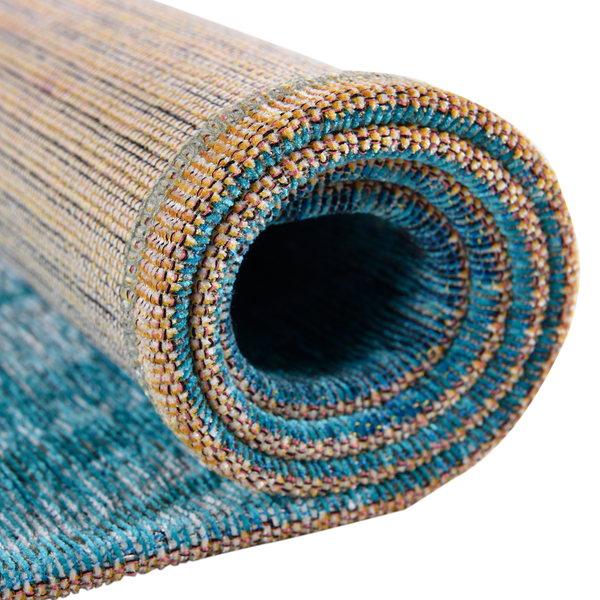 Kurzflorteppich Cosima 110 II - Polyester / Baumwolle - Mehrfarbig - 80 x 160 cm