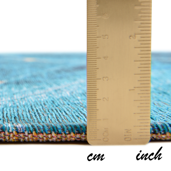 Kurzflorteppich Cosima 110 II - Polyester / Baumwolle - Mehrfarbig - 80 x 160 cm