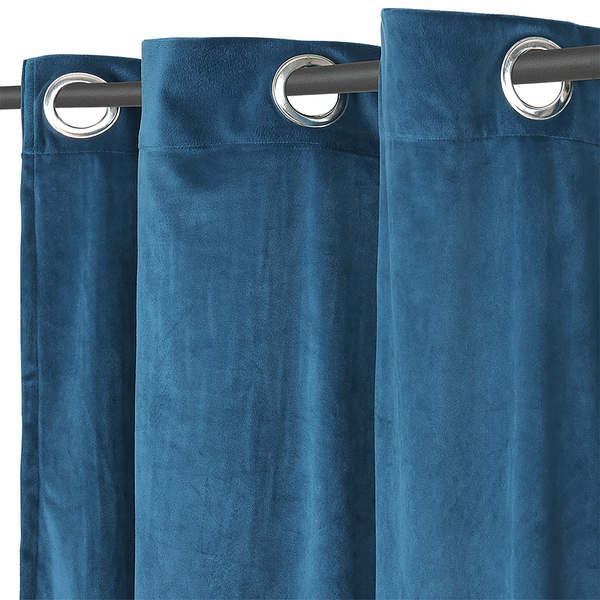 Ösenvorhang Tamas - Polyester - Dunkelblau