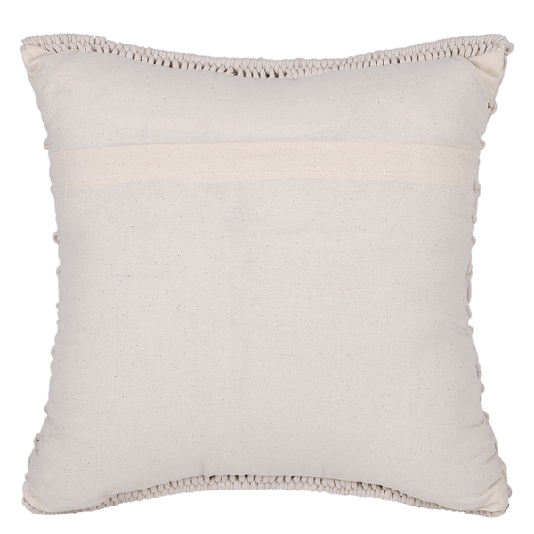 Makramee Dekokissen Orania - Baumwolle - Beige