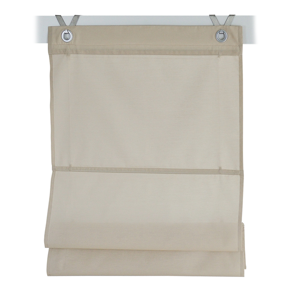 Raffrollo Kessy II - Baumwolle / Polyester - Beige - 80 x 140 cm