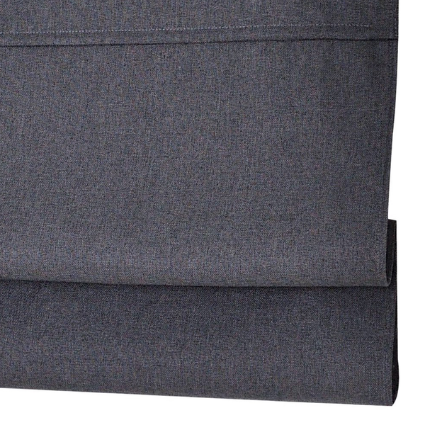 Ösenrollo Bessy I - Polyester - Anthrazit - 80 x 130 cm