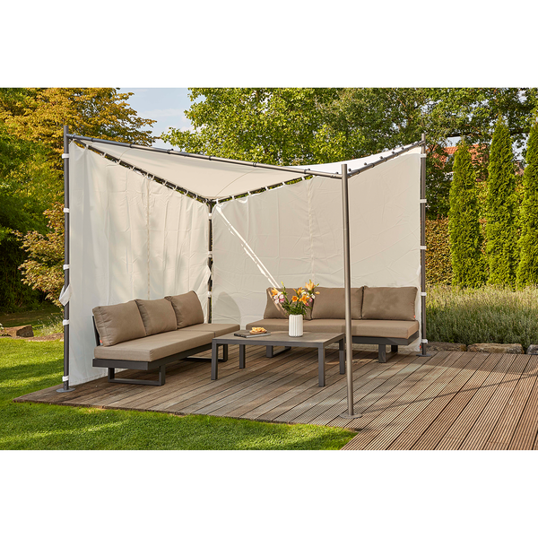 Dachbezug Pavillon Berlino - Polyester - Weiß