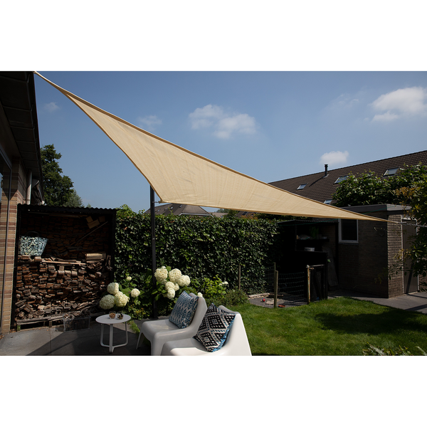 Sonnensegel Coolfit I - Polyethylen - Sand - 360 x 360 cm
