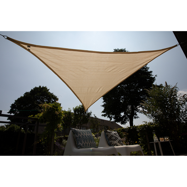 Sonnensegel Coolfit I - Polyethylen - Sand - 360 x 360 cm