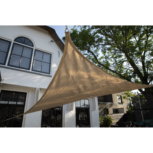 Sonnensegel Coolfit I - Polyethylen - Sand - 360 x 360 cm