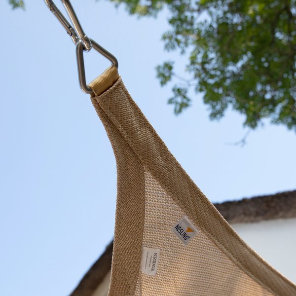 Sonnensegel Coolfit I - Polyethylen - Sand - 360 x 360 cm