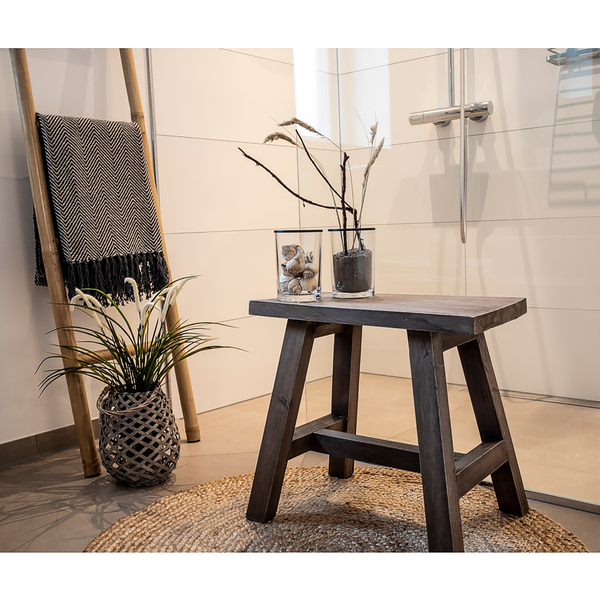 Kurzflorteppich Bombay I - Jute - Beige - Durchmesser: 90 cm