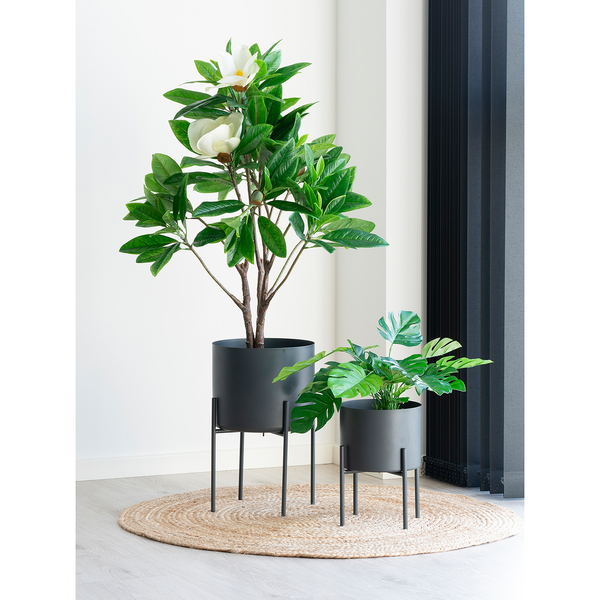 Kurzflorteppich Bombay I - Jute - Beige - Durchmesser: 90 cm