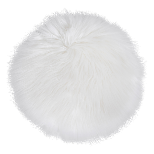 Sitzkissen Lambskin Artificial I - Polyester - Creme