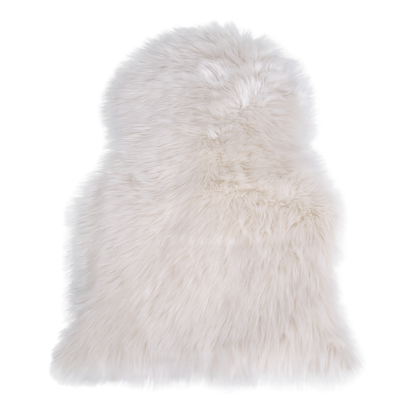 Fellteppich Lambskin Artificial I - Polyester - Creme