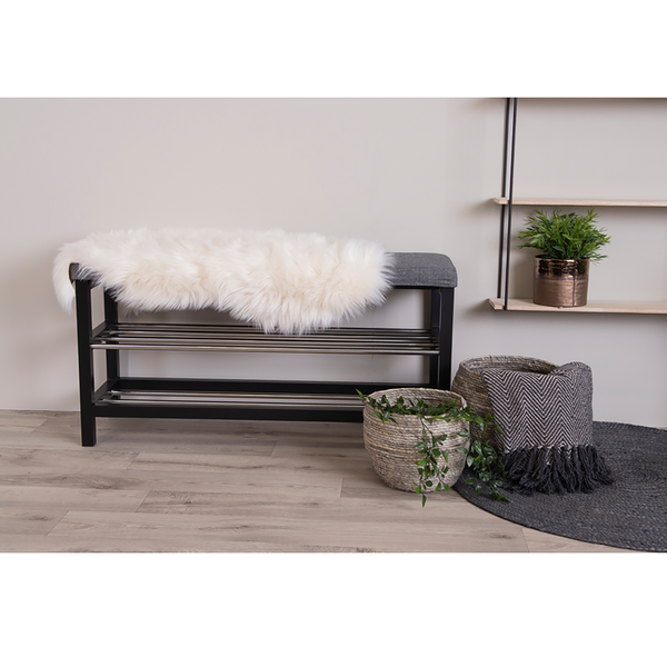 Fellteppich Lambskin Artificial I - Polyester - Creme