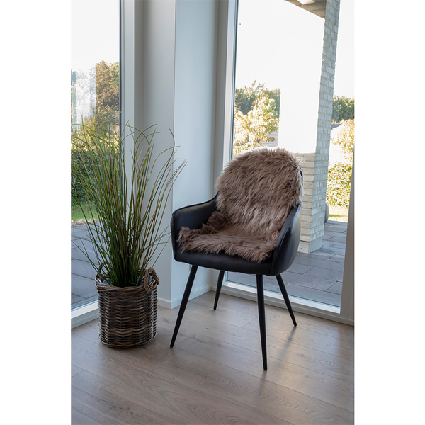 Fellteppich Lambskin Artificial I - Polyester - Hellbraun