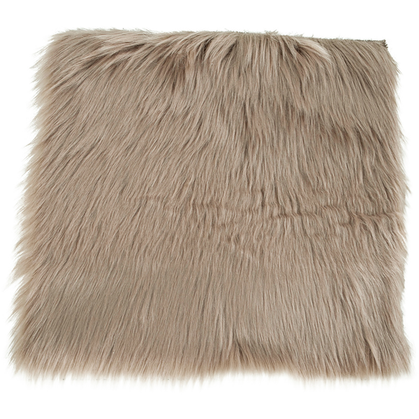Sitzkissen Lambskin Artificial II - Polyester - Hellbraun