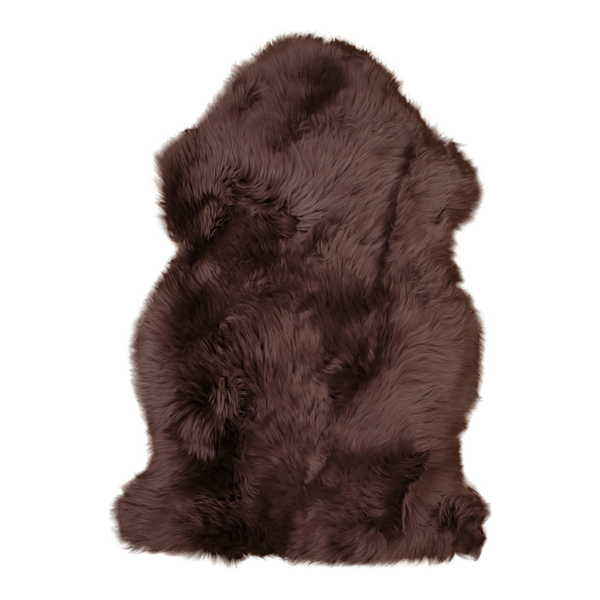 Fellteppich Lambskin - Lammfell - Braun