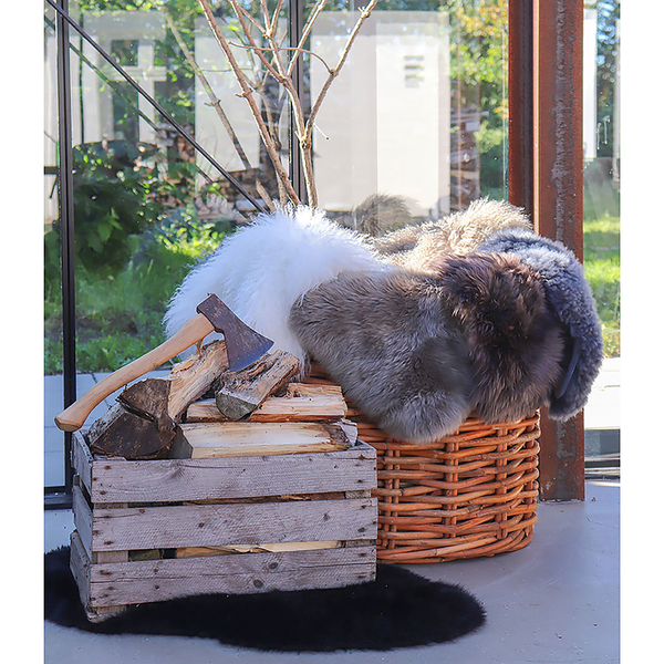 Fellteppich Lambskin - Lammfell - Braun