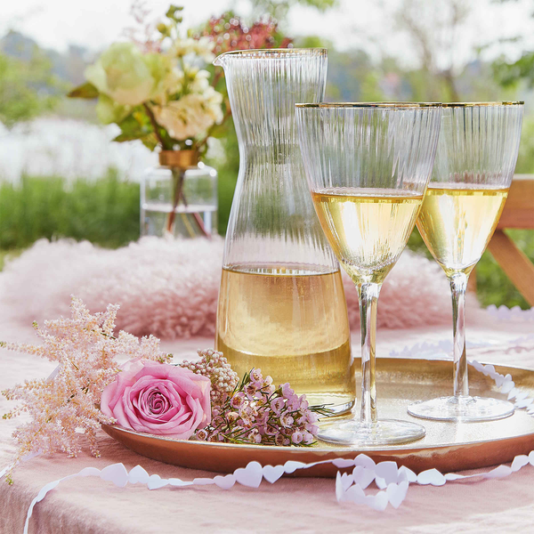 Karaffe GOLDEN TWENTIES - Sodalime Glas - Transparent