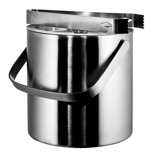 Eiseimer ON ICE - Edelstahl - Silber - Höhe: 16 cm