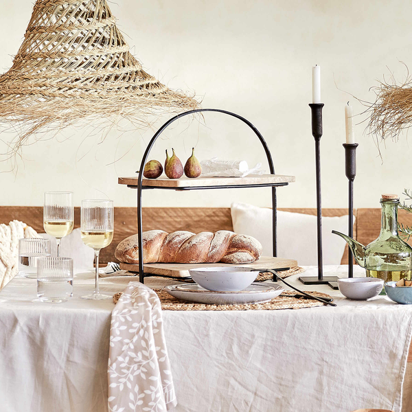 Etagere MANGO DAYS - Eisen / Mango - Braun