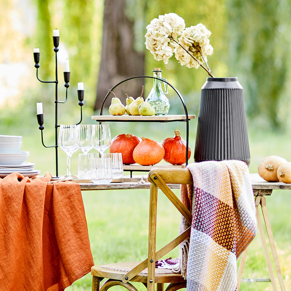 Etagere MANGO DAYS - Eisen / Mango - Braun