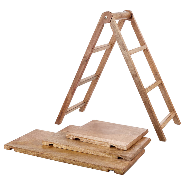 Etagere MANGO DAYS - Eisen / Mango - Braun
