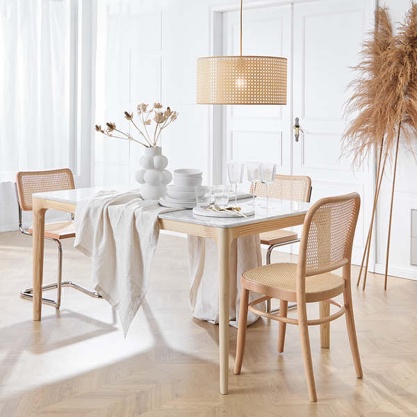 Tischdecke RIGA - Leinen - Braun - 160 x 300 cm