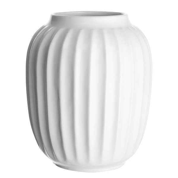 Vase LIV III - Porzellan - Weiß - Durchmesser: 17 cm