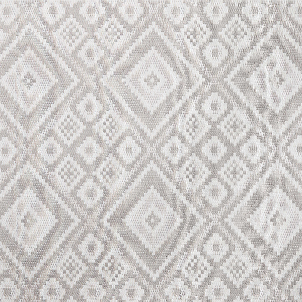 In-/ Outdoorteppich COLOUR CLASH Ethno I - Polypropylen / recyceltes Material - Grau - 118 x 180 cm