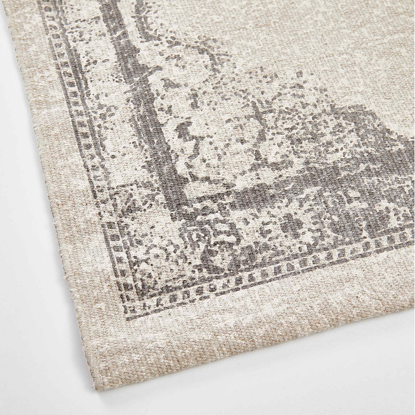 Läufer SILENT DANCER Vintage - Baumwolle - Hellgrau