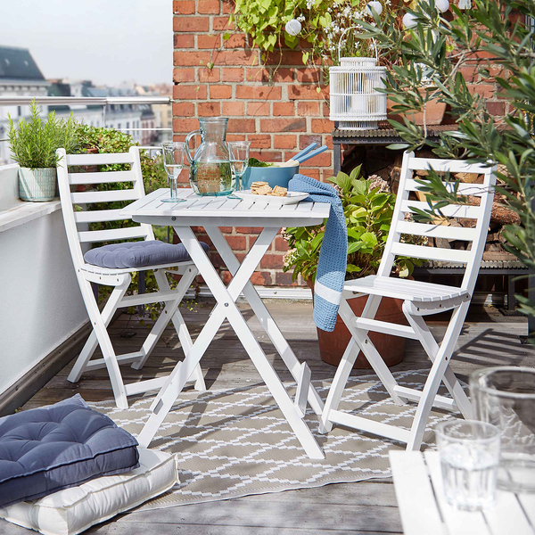 Outdoorteppich COLOUR CLASH Rauten II - Polypropylen - Natur - 90 x 150 cm