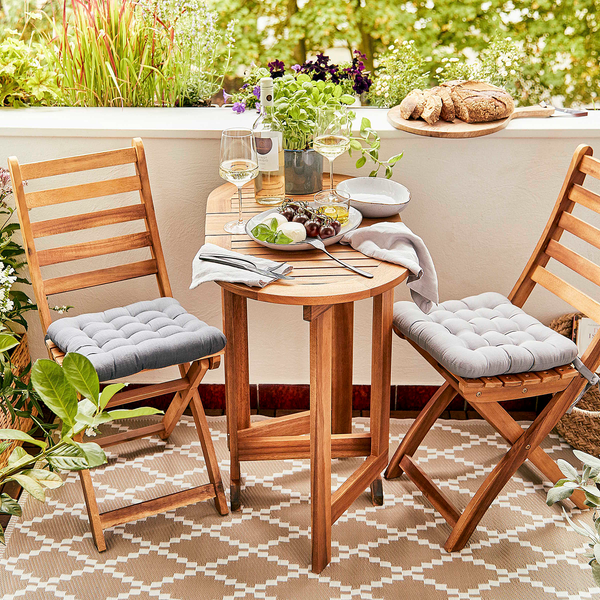 Outdoorteppich COLOUR CLASH Rauten II - Polypropylen - Natur - 118 x 180 cm