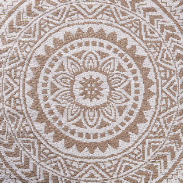 In-/ Outdoorteppich COLOUR CLASH Circles - Polypropylen - Beige