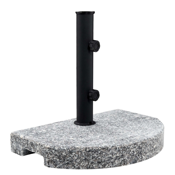 Schirmständer The ROCK - Granit / Stahl - Grau