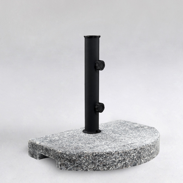 Schirmständer The ROCK - Granit / Stahl - Grau