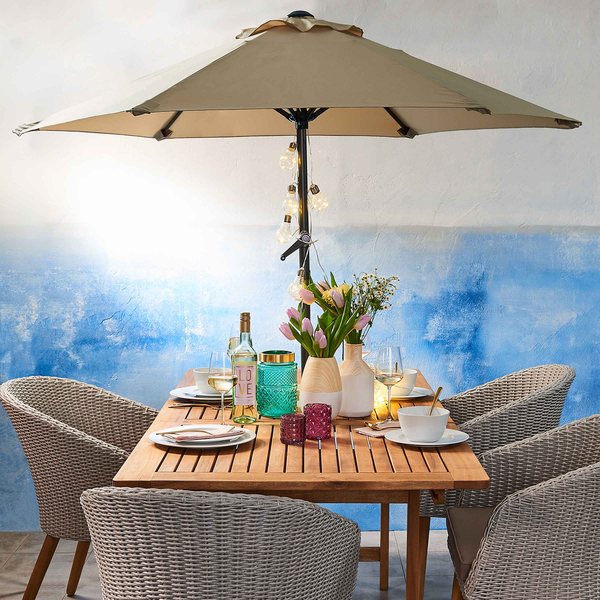 Sonnenschirm SIESTA - Aluminium / Polyester - Beige