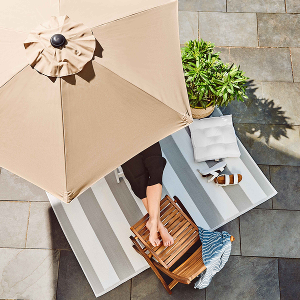 Sonnenschirm SIESTA - Aluminium / Polyester - Beige