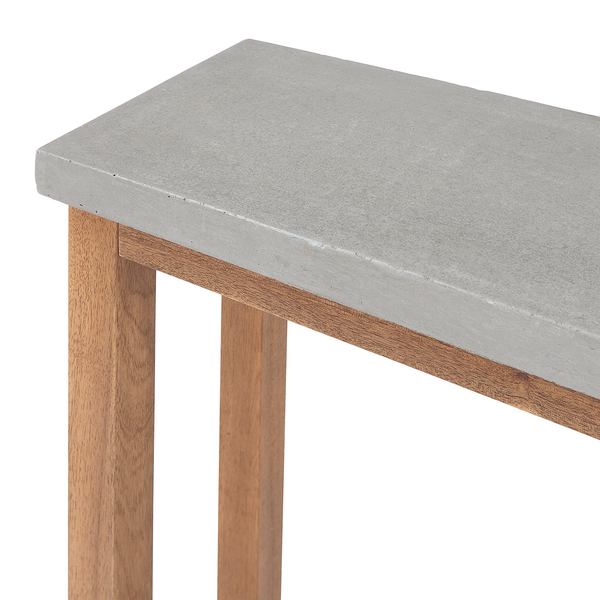 Beistelltisch CONCRETE - Akazienholz / Beton - Braun