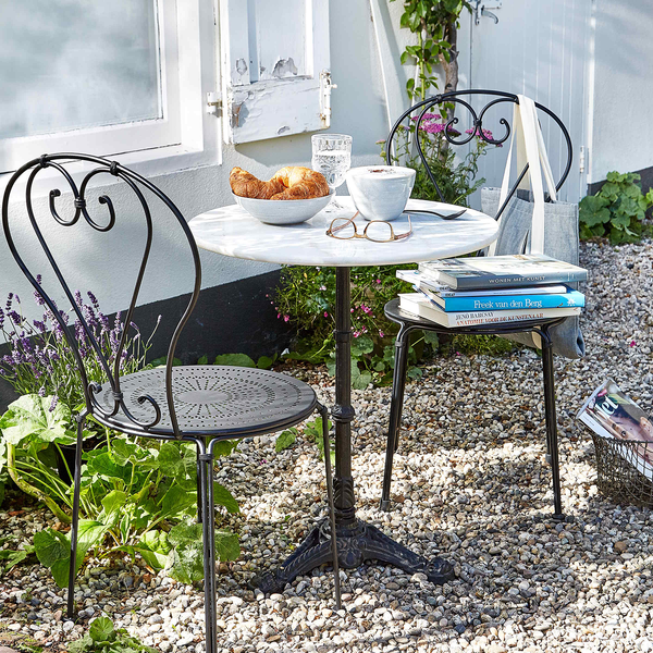 Gartenstuhl CENTURY - Eisen - Schwarz