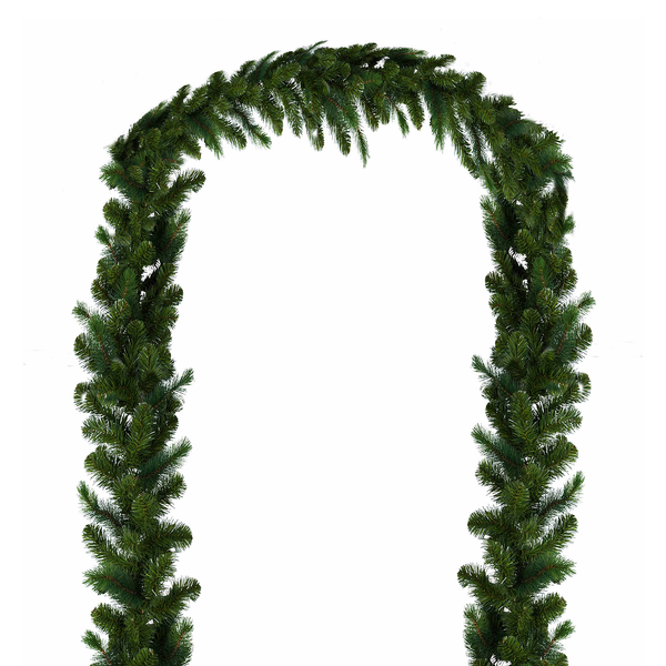 Tannengirlande FLORISTA - PVC / Metall / Pappe - Dunkelgrün