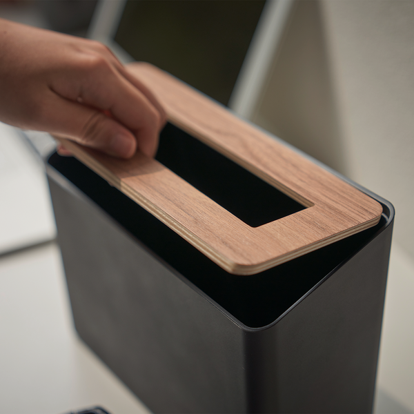 Kosmetikeimer Rin - ABS / Esche - Schwarz
