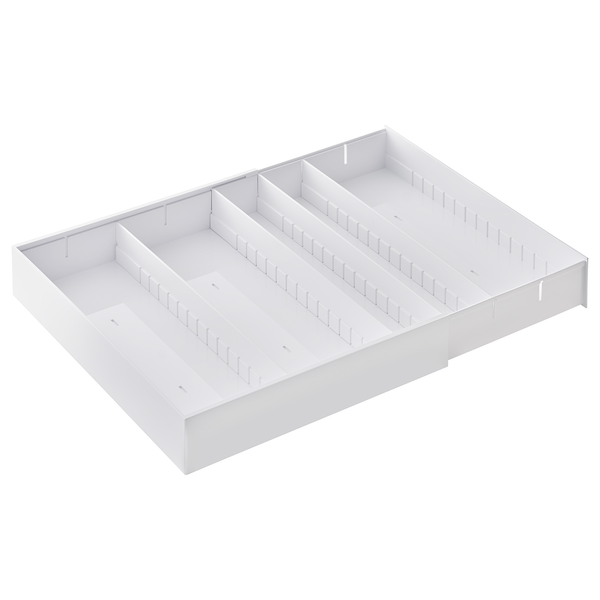 Besteckkasten Tower - ABS / Polystyrol - Weiß