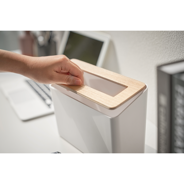 Kosmetikeimer Rin - ABS / Esche - Weiß