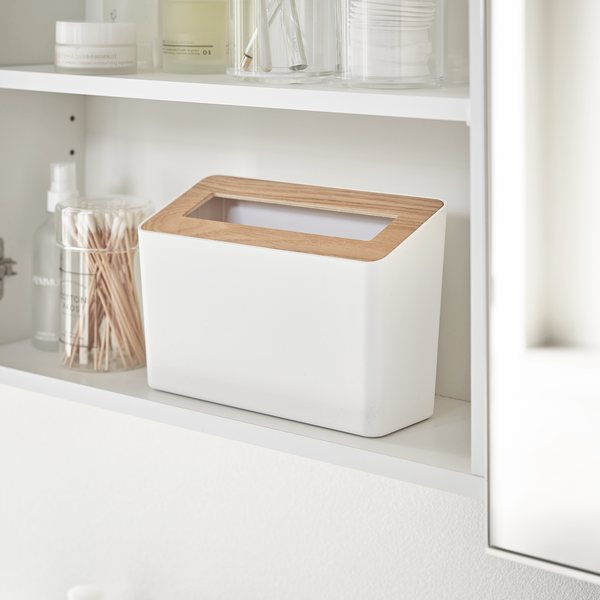 Kosmetikeimer Rin - ABS / Esche - Weiß