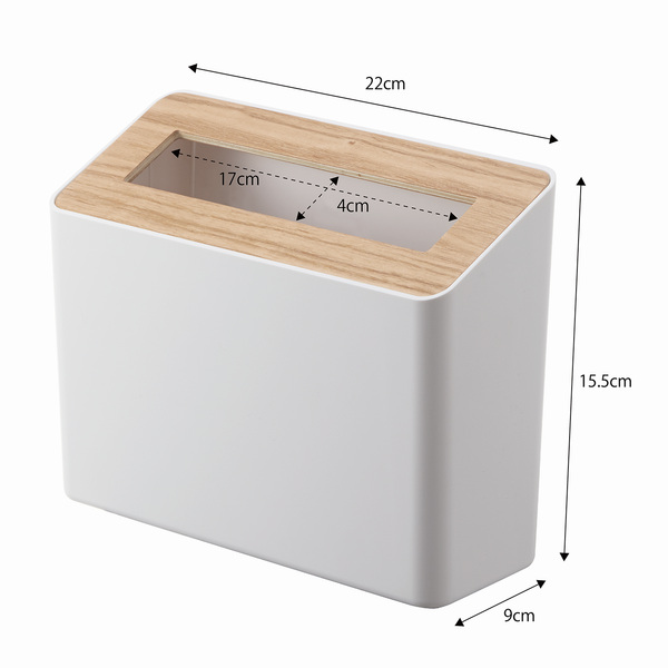 Kosmetikeimer Rin - ABS / Esche - Weiß