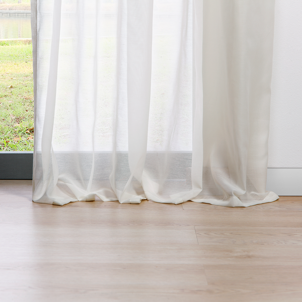 Schlaufenschal Pure - Polyester - Ecru - 135 x 245 cm