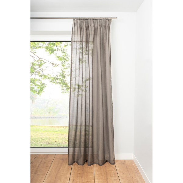 Schlaufenschal Soft - Polyester - Taupe - 135 x 245 cm